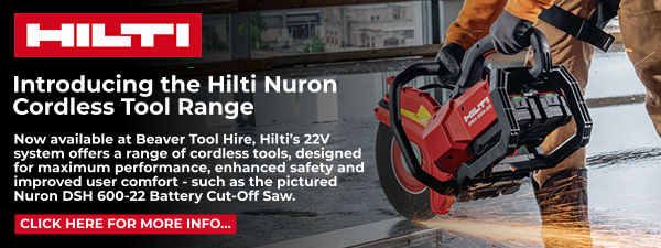 Hilti Nuron range now available at Beaver Tool Hire